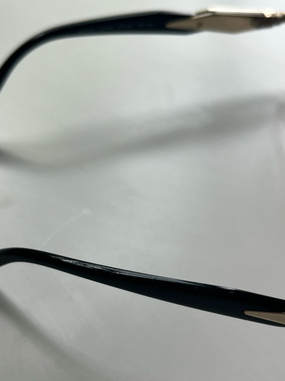 Prada gold Frame Sunglasses with dark Lenses. - Picture 8 of 10